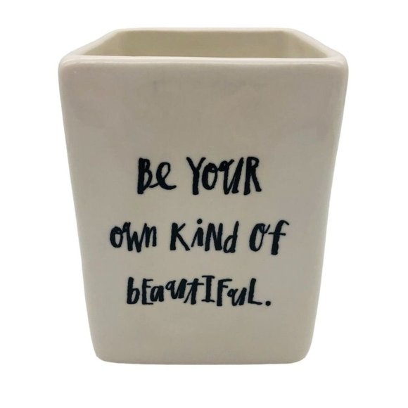 Rae Dunn Other - Rae Dunn Artisan Collection Ceramic Container Vase Be Your Own Kind Of Beautiful
